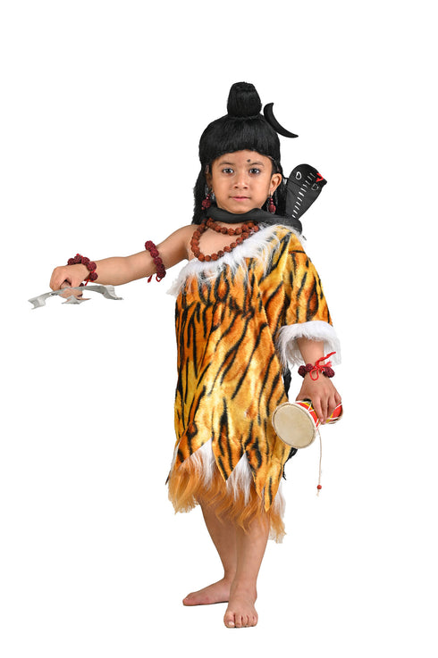 BookMyCostume Lord Shiva Shankar Bhagwan Hindu God Kids & Adults Fancy Dress Costume - Premium